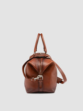 JULES 006 - Brown Leather Travel Bag