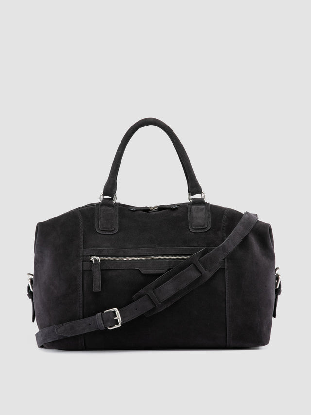 JULES 006 - Brown Suede Travel Bag