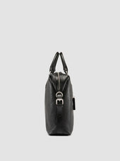 JULES 007 - Black Leather Briefcase