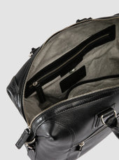 JULES 007 - Black Leather Briefcase