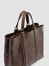 RARE 050 - Brown Leather Briefcase
