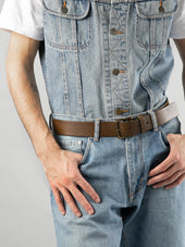 OC STRIP 22 - Brown Leather belt