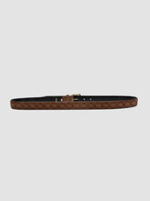 OC STRIP 29 - Brown Woven Suede Belt