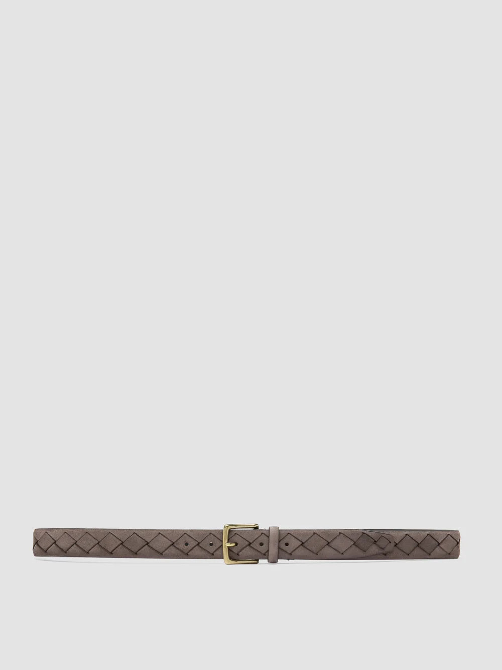 Oc Strip 29 Grey Woven Suede Belt