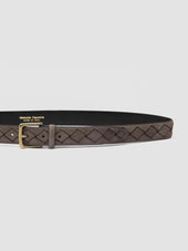 OC STRIP 29 - Grey Woven Suede Belt