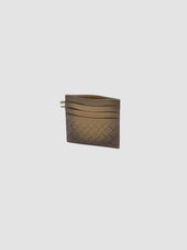 BOUDIN 122 - Green Woven Leather card holder