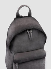 Oc Pack 001 Grey Suede Backpack