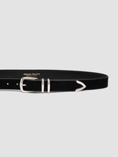 OC STRIP 074 - Black Suede Belt