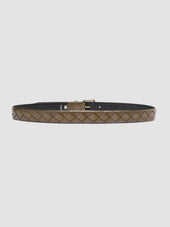 OC STRIP 29 - Green Woven Leather Belt