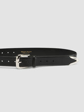 OC STRIP 052 - Black Leather Belt