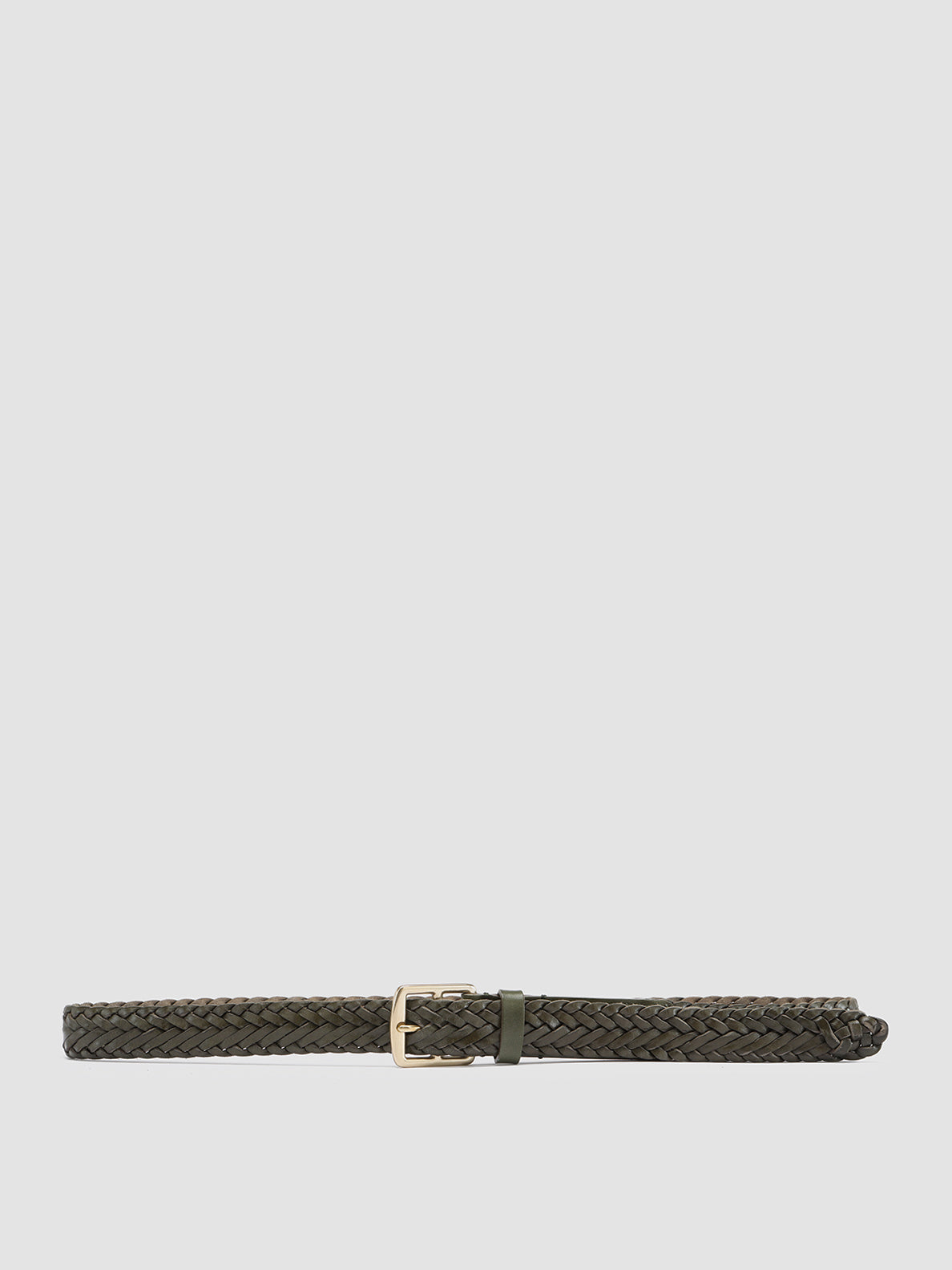 Oc Strip 054 Green Leather Belt