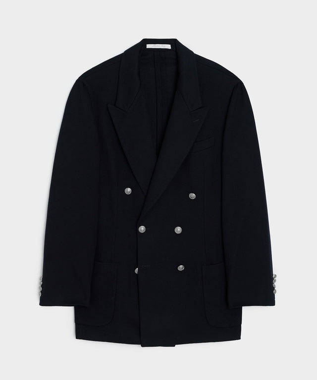 Italian Cashmere Double-Breasted Wythe Jacket