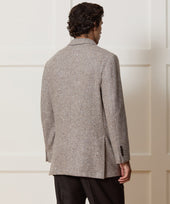 Italian Cashmere Donegal Double-Breasted Wythe Jacket