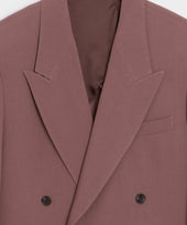 Italian Crepe Double-Breasted Wythe Jacket