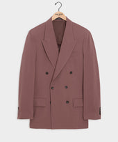 Italian Crepe Double-Breasted Wythe Jacket