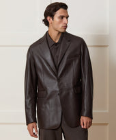 Italian Leather Sport Coat