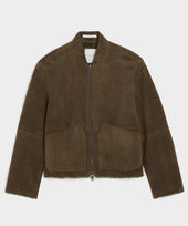 Italian Shearling Aviator Jacket