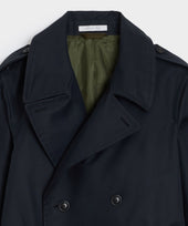 Italian Double-Breasted Trench Coat