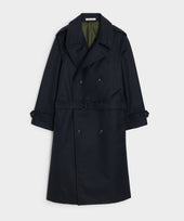 Italian Double-Breasted Trench Coat
