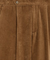 Italian Wide Wale Corduroy Side Tab Trouser