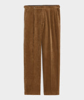 Italian Wide Wale Corduroy Side Tab Trouser