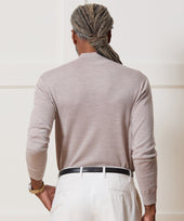 Merino Mock Neck Sweater