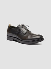 Academia 001 Grey Leather Derby Shoes
