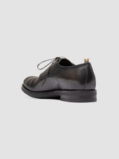 Academia 001 Grey Leather Derby Shoes