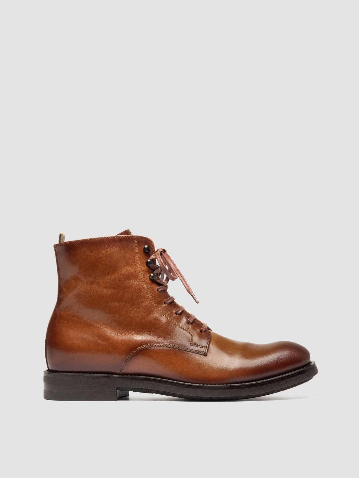 Academia 003 Leather Lace Up Boots