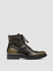 ACADEMIA 003 - Black Leather Lace Up Boots