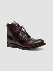 Admiral 014 Brown Leather Lace Up Boots