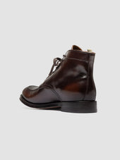 Admiral 014 Brown Leather Lace Up Boots