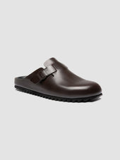 AGORÀ 012 - Brown Leather Mule Sandals