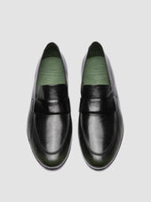 AIRTO DD 001 - Black Leather Penny Loafers