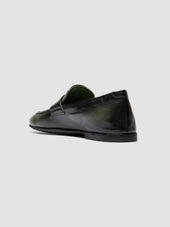 AIRTO DD 001 - Black Leather Penny Loafers