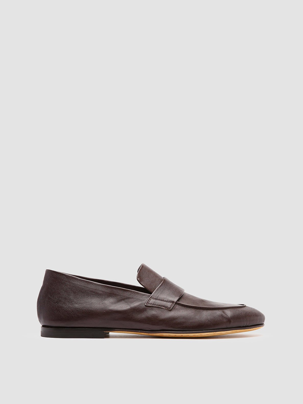 Airto 001 Dark Brown Leather Penny Loafers