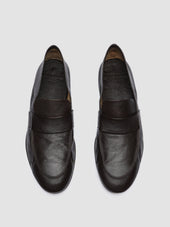 Airto 001 Dark Brown Leather Penny Loafers