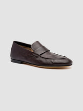 Airto 001 Dark Brown Leather Penny Loafers