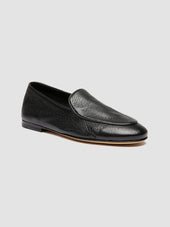 AIRTO 018 - Black Leather Loafers