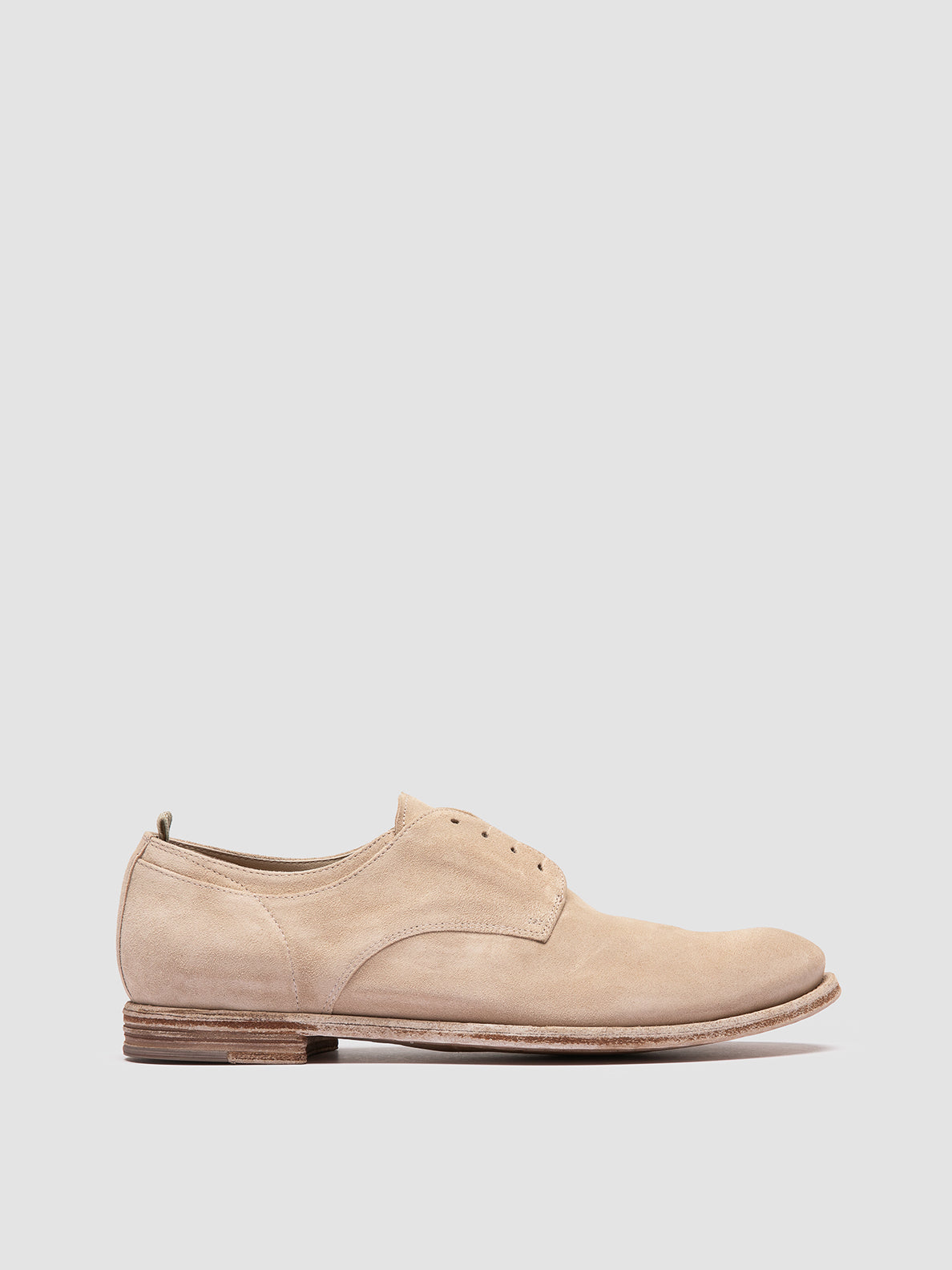 Archive 500 Beige Suede Derby Shoes
