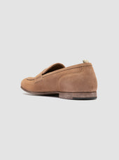 Bilt 001 Beige Suede Penny Loafers