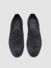 Bilt 001 Grey Suede Penny Loafers