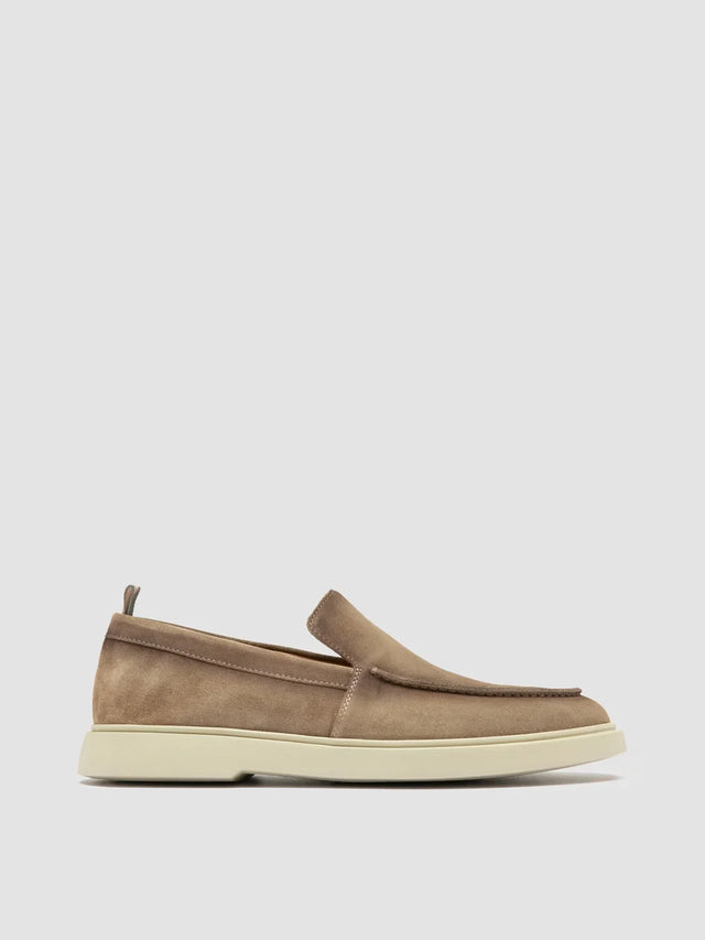 BONES 002 - Taupe Suede Loafers