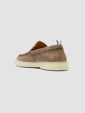 BONES 002 - Taupe Suede Loafers