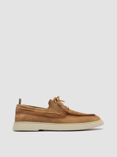 BONES 013 - Camel Suede Boat Shoes