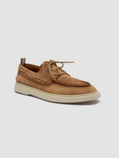 BONES 013 - Camel Suede Boat Shoes