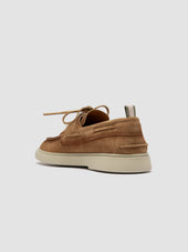BONES 013 - Camel Suede Boat Shoes