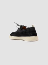 BONES 013 - Blue Suede Boat Shoes