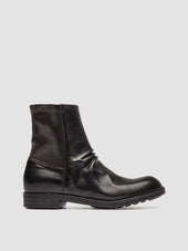 Diary 015 Stretch Leather Zipped Boots