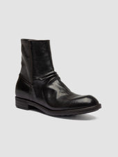 Diary 015 Stretch Leather Zipped Boots